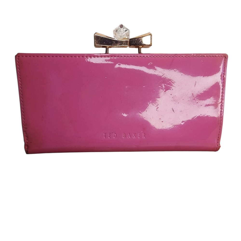 Ted Baker London Pink Patent Wallet